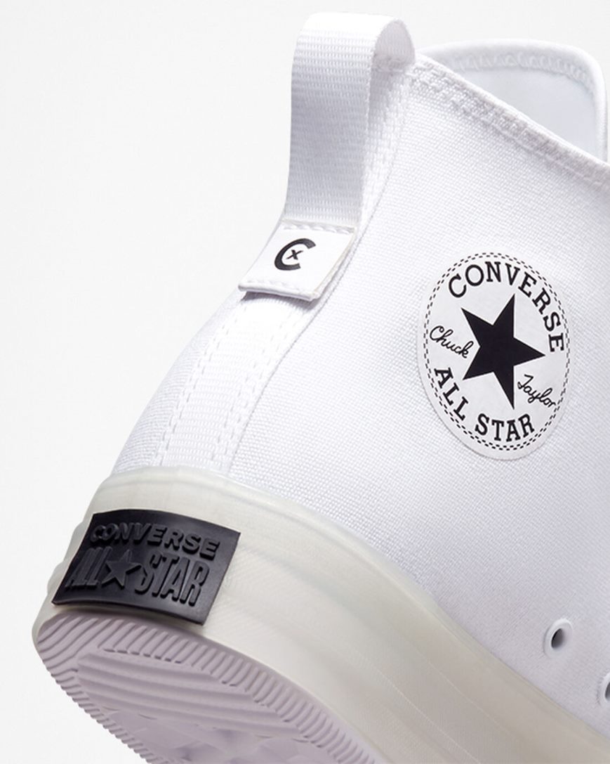 Dámské Boty Vysoké Converse Chuck Taylor All Star CX Explore Bílé Černé | CZ AWDT54